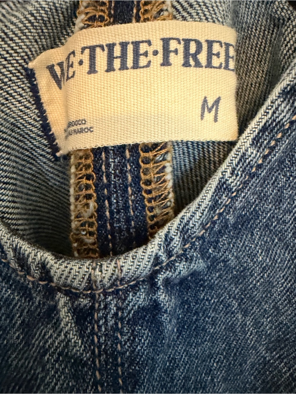 We The Free Free People High Roller Denim Jumpsuit - Picture 7 of 8